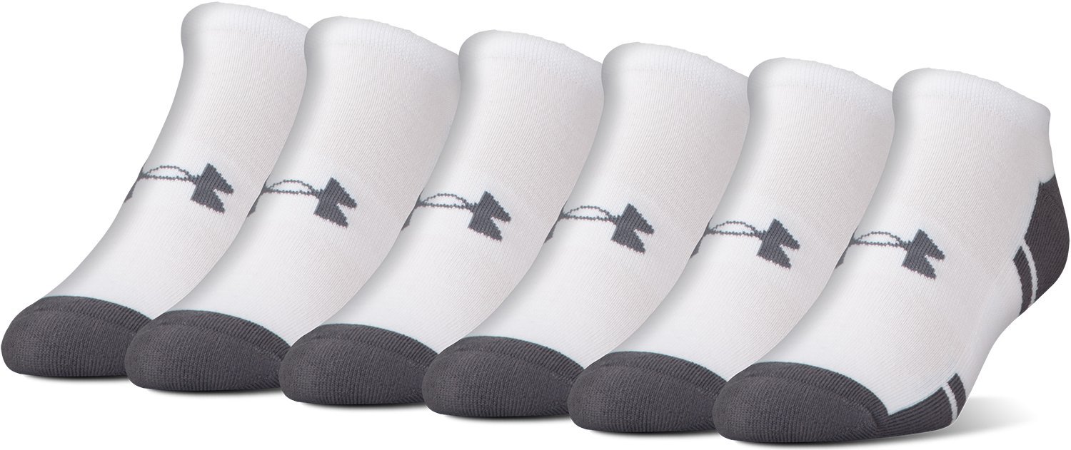Under Armour Unisex Kinder Resistor 3.0 No Show Socken, Mehrere Paar Socken (6er Pack)