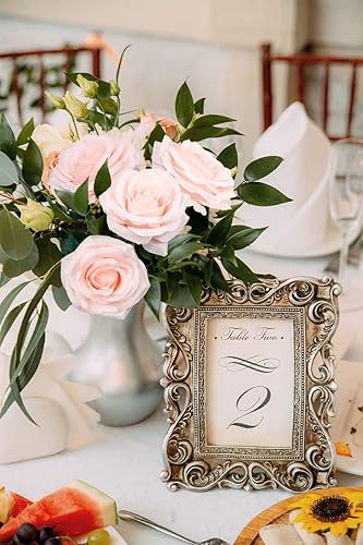 Miniatura 6 de 12 rosas artificiales de seda con tallo largo para bodas, despedidas de soltera, fiestas, decoración del hogar