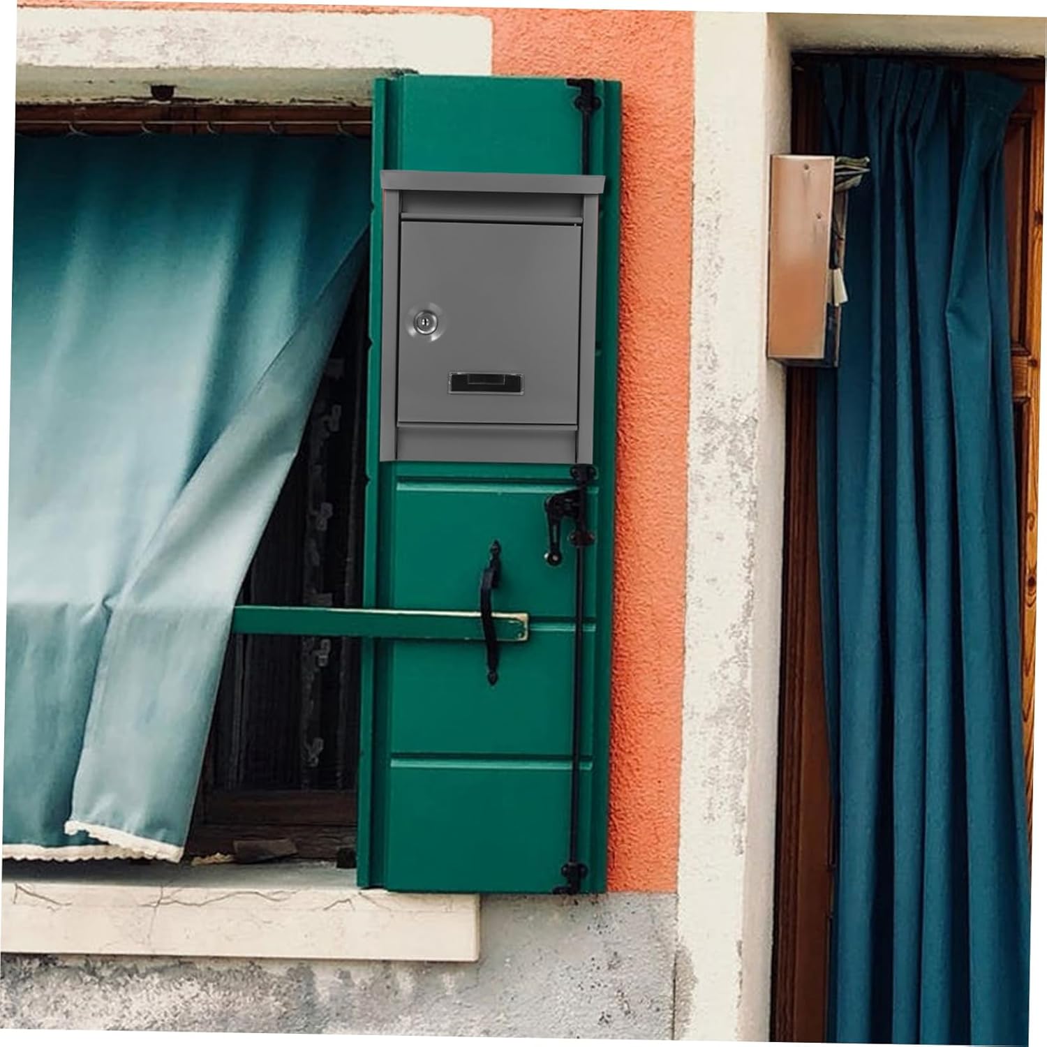 Villa Mailbox Outdoor Wall Mount Mailbox Lock European Design for Outside