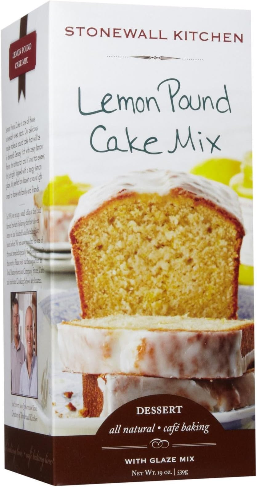 Stonewall Kitchen Lemon Pound Cake Mix, 19 ounce
