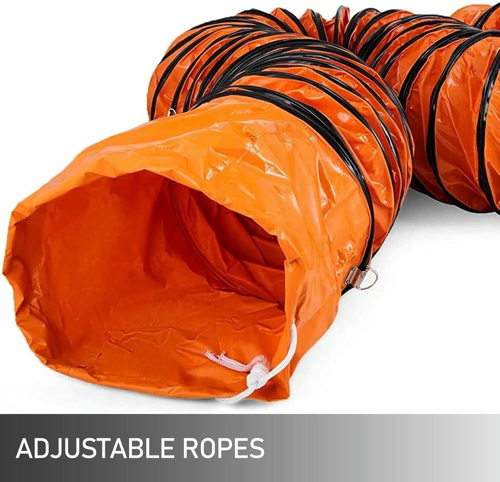 Manguera de Aire Flexible ignífuga, Manguera de ventilación para sopladores y extractores, Manguera portátil para extractores, Tubo de ventilación Duradero.