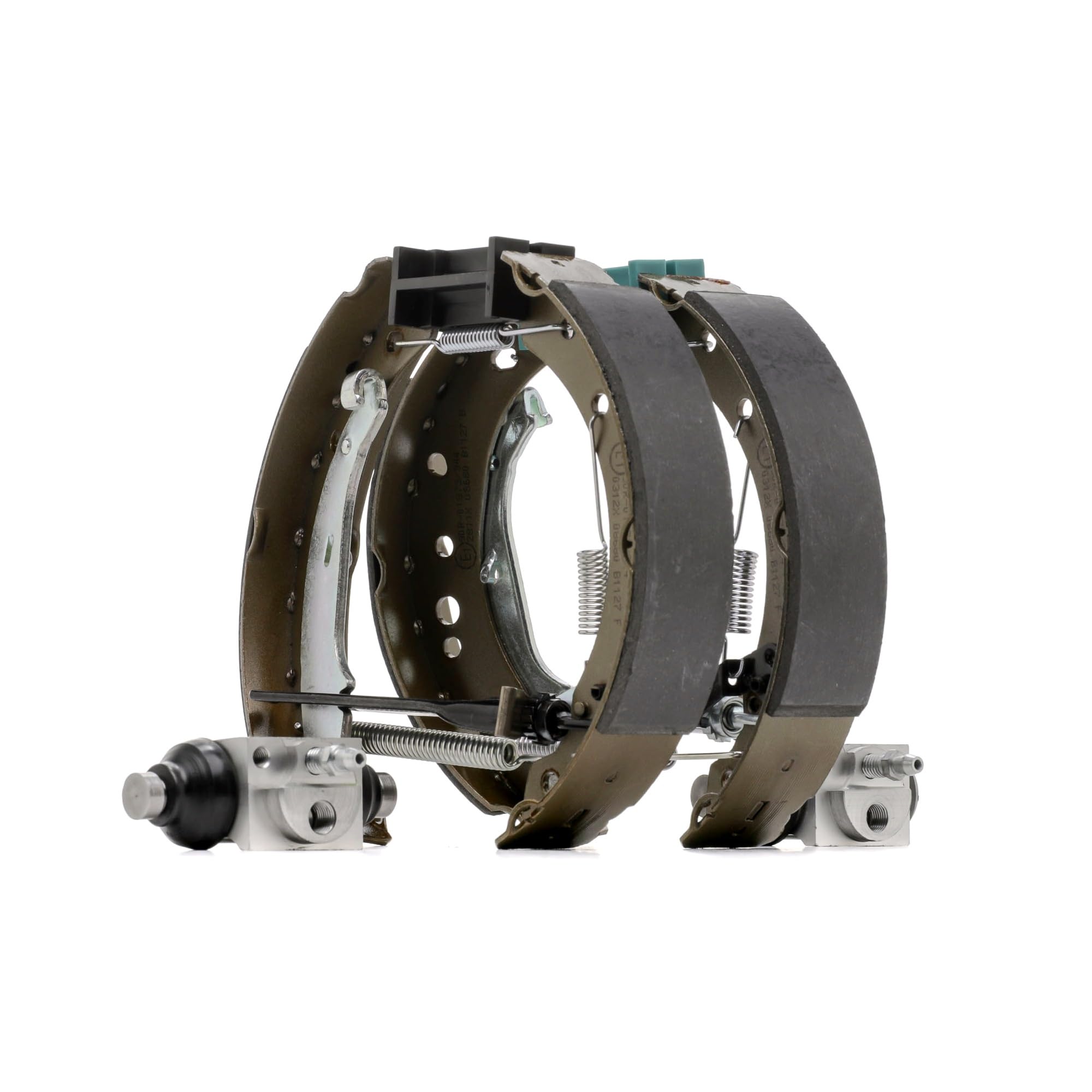 RIDEX 3859B0235 Kit frenos disco de tambor Trasero con cilindro de freno de rueda con accesorios con material de montaje/fijación Compatible con RENAULT Twingo 2 CN0