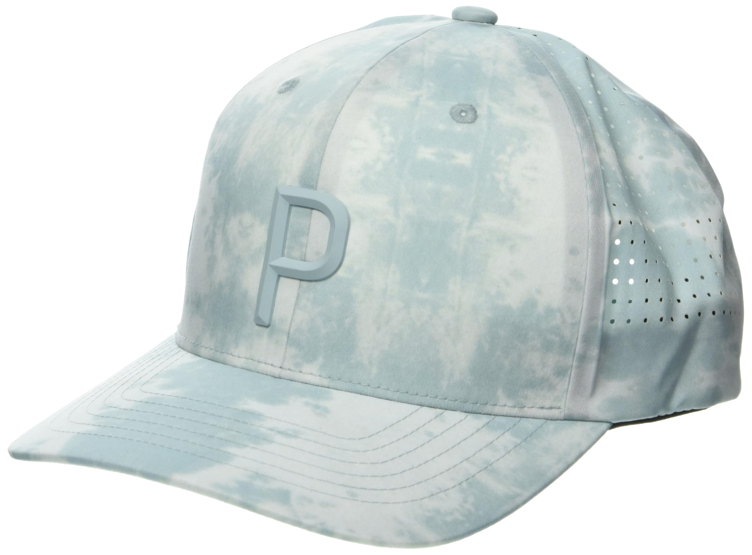 pumagolfPUMA Golf Men's Watercolor TECH P Snapback Cap, Turquoise SURF