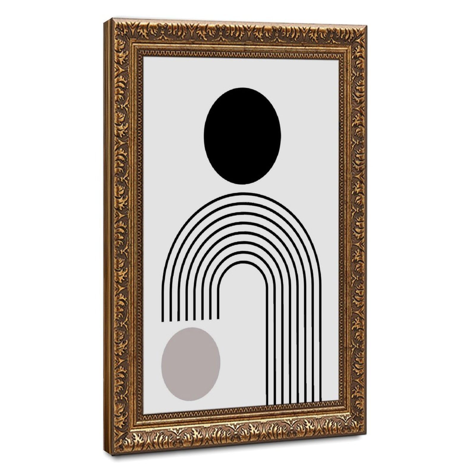 Bareronor Modern Beige Canvas Poster Bedroom Decor Landscape Office Room Decor Gift 20" L X 30" W