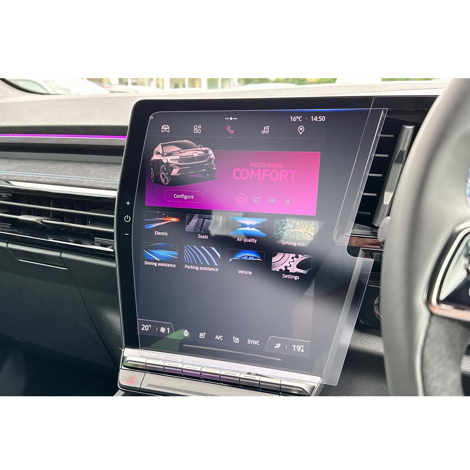 GAFAT Displayschutzfolie Für Renault 5 E-Tech - 10,1 Zoll Nano Folie 6H Anti-Kratz