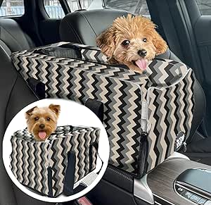 Dog Seat For Car KUTKUT Dog Cats Car Seat Foldable Dog Car Booster