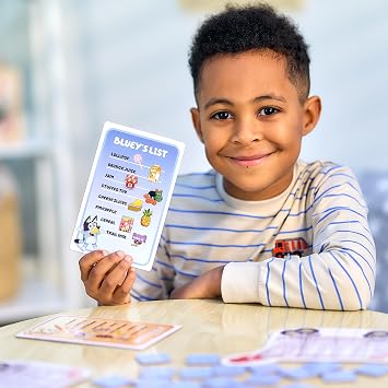 Bluey Shopping List Game, Memory & Matching Supermarket Game