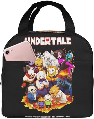 Un-der tale - Lonchera térmica reutilizable portátil para hombres y mujeres, trabajo, oficina, picnic, viajes