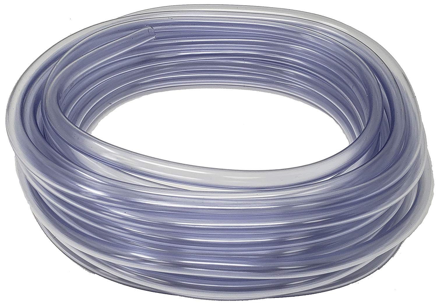 Food Grade Crystal Clear Vinyl Tubing, 1/2-Inch ID x 5/8-Inch OD, (50 Ft)