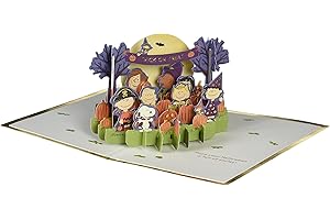 Premium Hallmark peanuts halloween card
