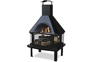 Wood Burning Fireplaces for Outdoor Heating and Ambiance