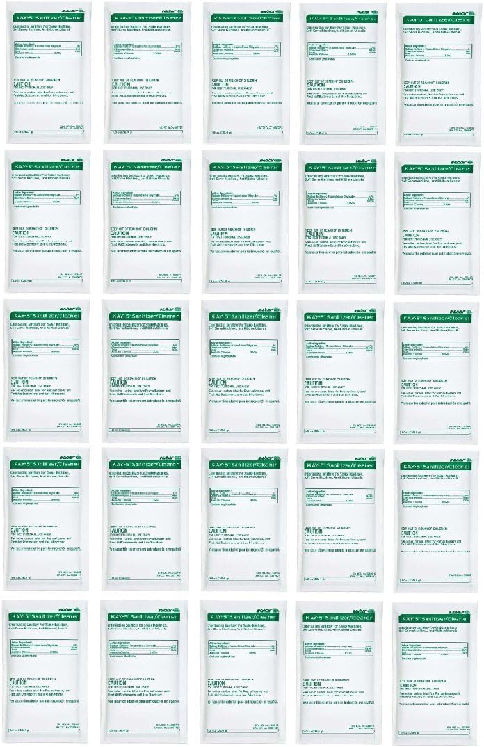 K 5 Chlorinating Cleaning Powder Lot of 25, 1 oz Packets