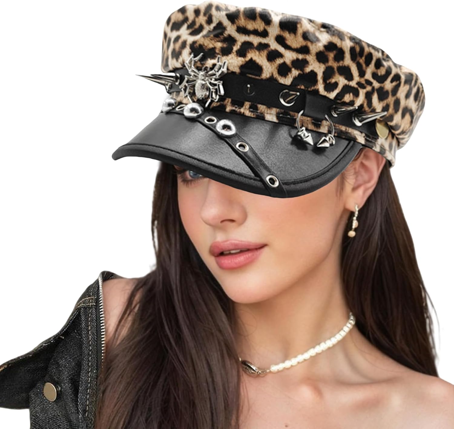 Women Girls Y2K Star Beret Hat Fashion Newsboy Caps Warm Visor