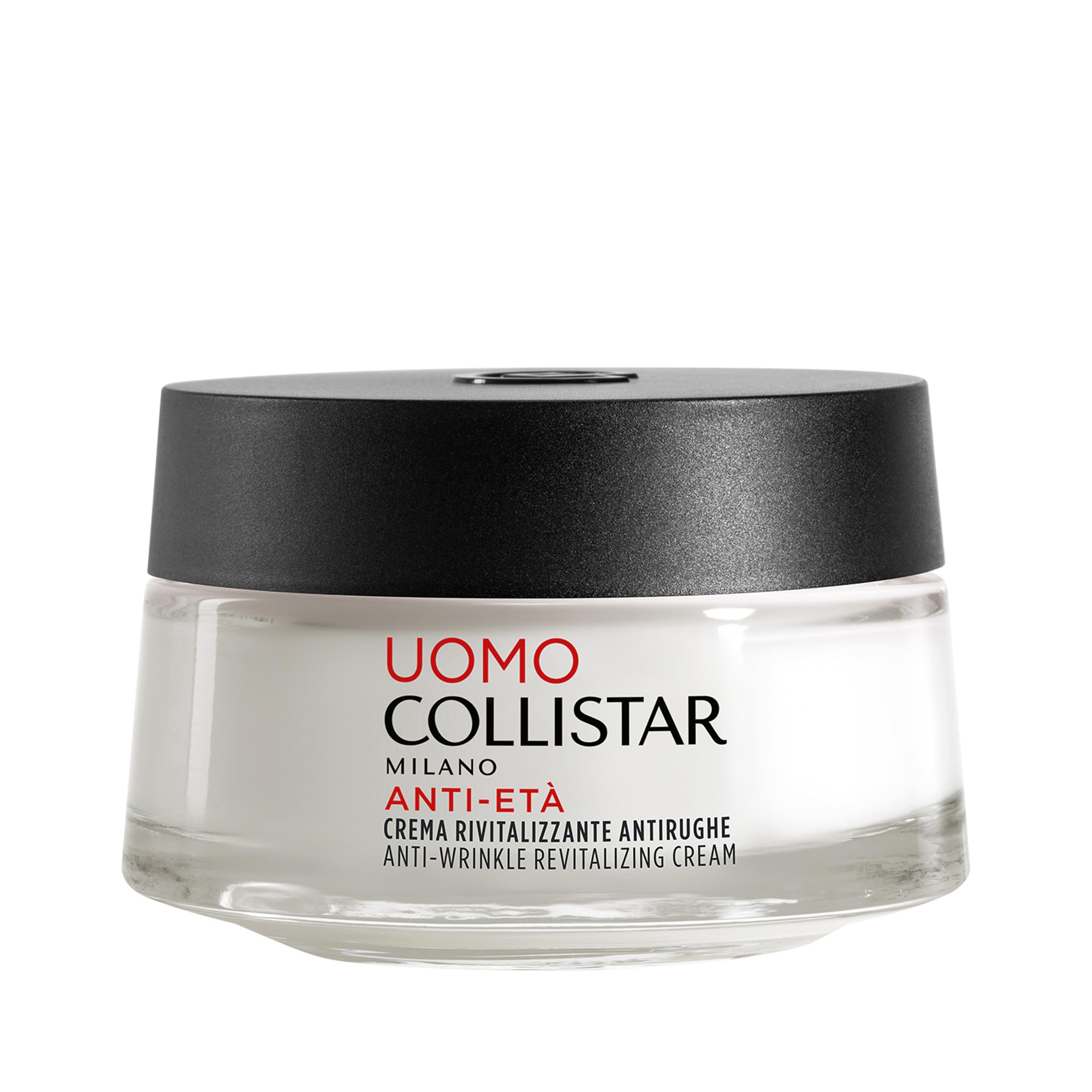 Collistar Kit Uomo Contorno Occhi Ialuronico + Caffeina 15ml e Crema Antirughe 50ml, Liftante, Anti-Occhiaie, Anti-Rughe, Pelle Tonicizzata, Elastica e Idratata