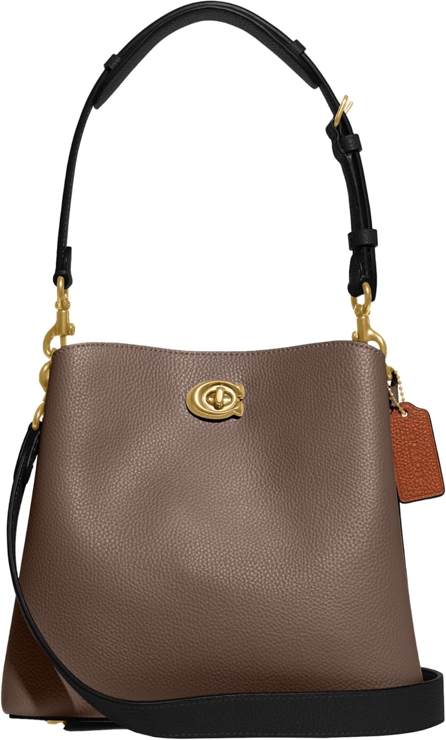 Coach Color-Block Leather Willow Bucket