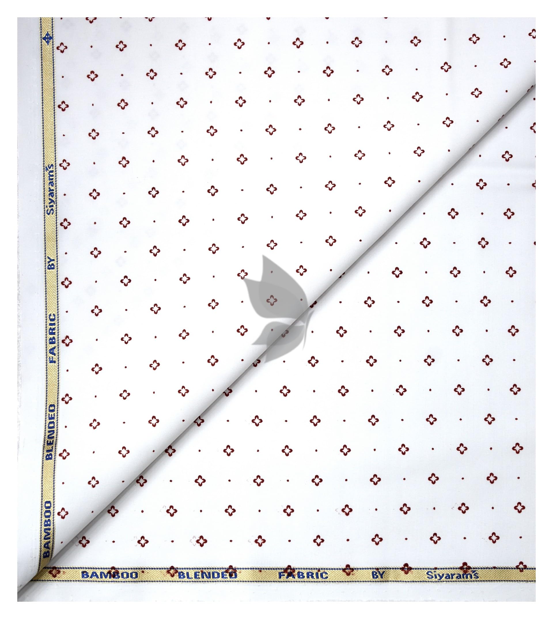 siyaram's Bamboo Blended with Anti Bacterial benefits Printed pattern White Colour Unstitched Shirt Fabric of 1.6 Mts / VV2371L-picture-47