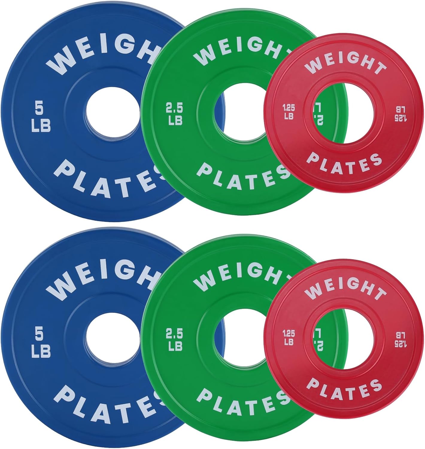GarveeTech Fractional Bumper Plates 2-Inch Rubber Coated (1.25-37.5LB) - Micro Loading Change Plates for Olympic Barbell Home Gym
