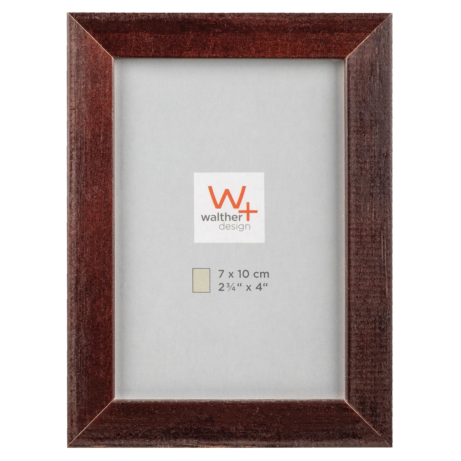 walther design BP710N Peppers Bilderrahmen, Holz, 7 x 10 cm, nussbaum