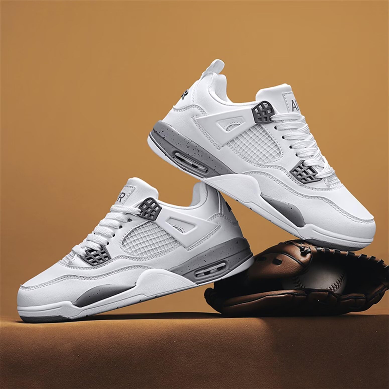 Zapatillas de Baloncesto para Hombre Retro Skate clásicas Suela de Goma Moda Zapatos Deporte Antideslizantes Botas de Baloncesto para Entrenamiento al Aire Libre