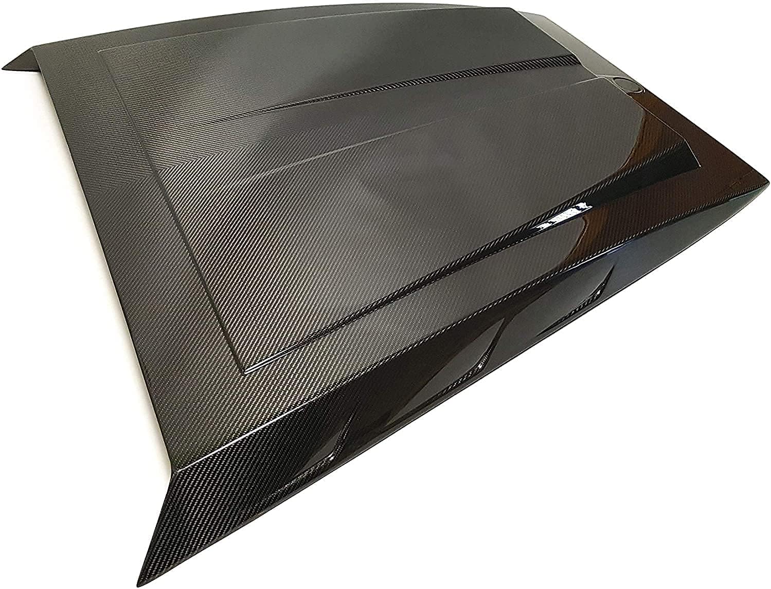 Carbon Fiber Hood Scoop Cover Bonnet Trim Decorative Hood Scoop Compatible with W463A W464 G Wagon G63 G550 G500 G-Class 2019+ Comes with a Carbon Badge