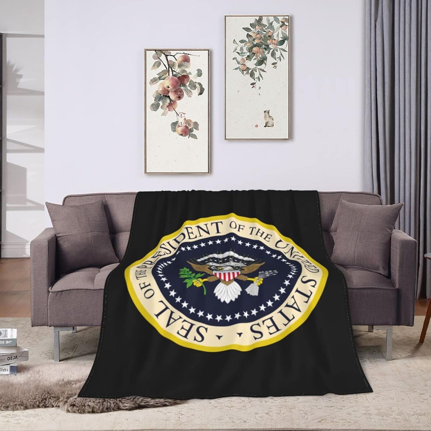Presidential Seal United States Ultra-Soft Micro Fleece Blanket Flannel Blankets Suitable for Sofa Bed 50"X40" Throw Blanket