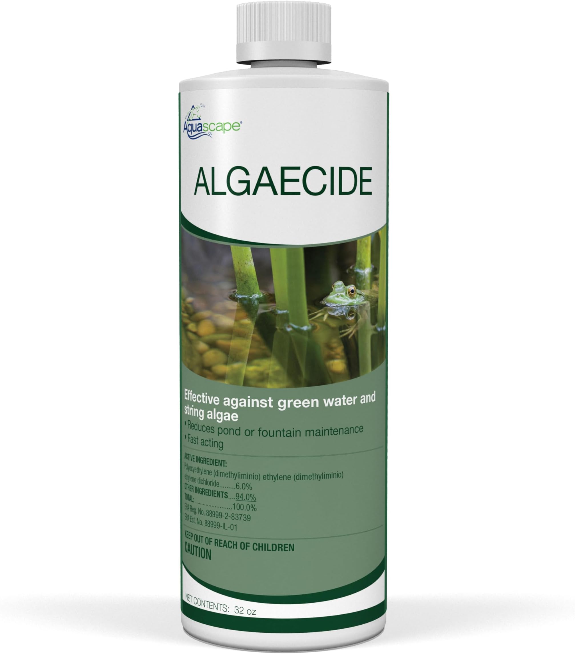 Aquascape Algaecide for Pond, Waterfall, and Water Features, 32-Ounce, 96024