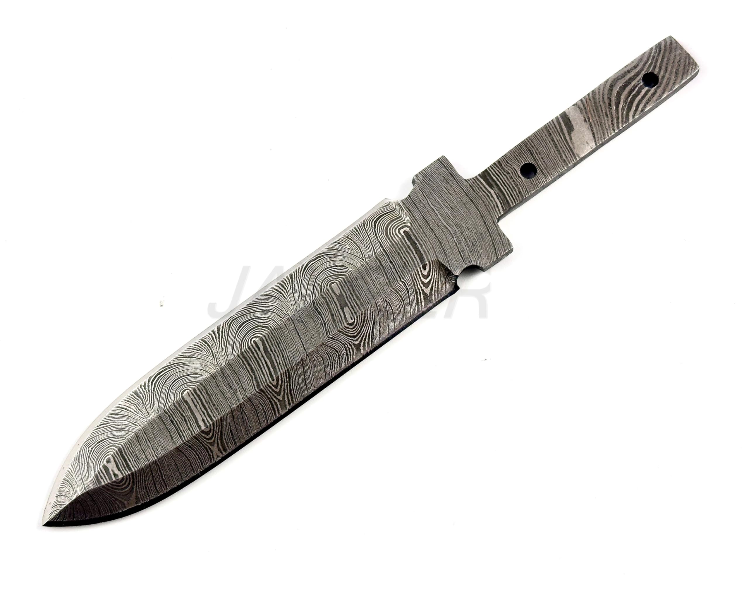 Handmade Double Edge Dagger Knife Blank | Damascus Steel Blade | Hidden Tang (B50)
