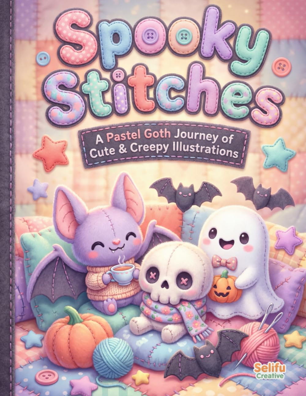 Spooky Stitches: A Pastel Goth Coloring Book - 50+ Creepy Cute Illustrations for Stress Relief and Mindfulness: Whimsigoth Aesthetic Horror, Hygge ... Kawaii: Cute but Creepy Coloring Books)