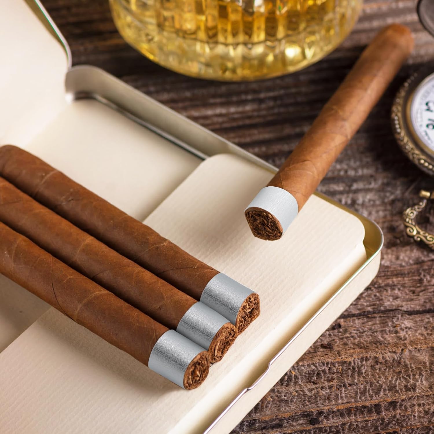 50PCS Cigar Labels, Decorative Cigar Bands Stickers for Cigar Accessories image 5
