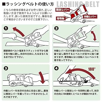 Amazon.co.jp: ベストアンサー ラチェット式 Jフック ラッシング