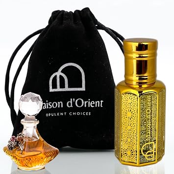 Sacred Oud Perfume Oil 12 mL Oriental Woody with Olibanum Honey and Oud. Alcohol Free Long Lasting Unisex Oil, Compliment Magnet