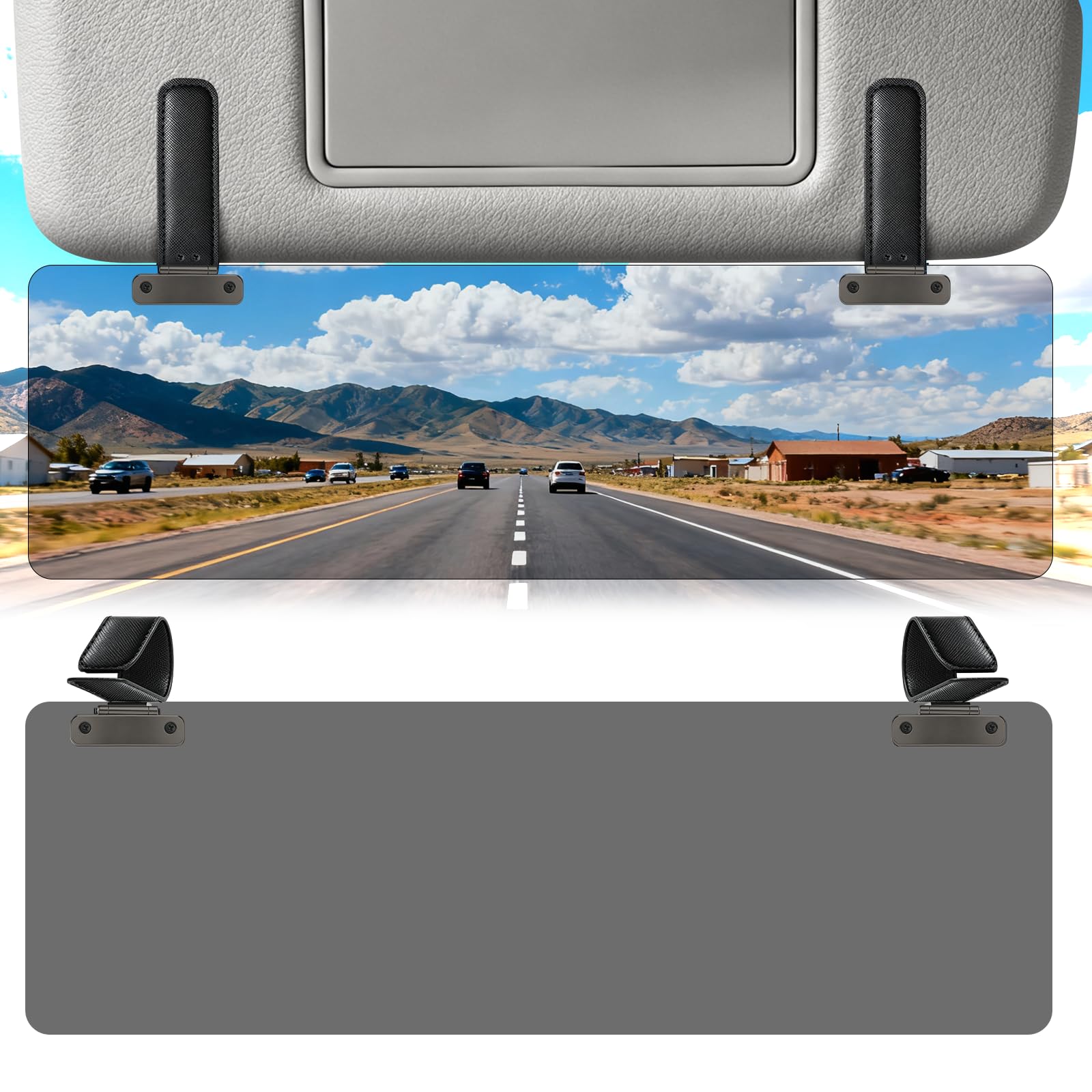 Veharvim Flip-Up Sun Visor Extender