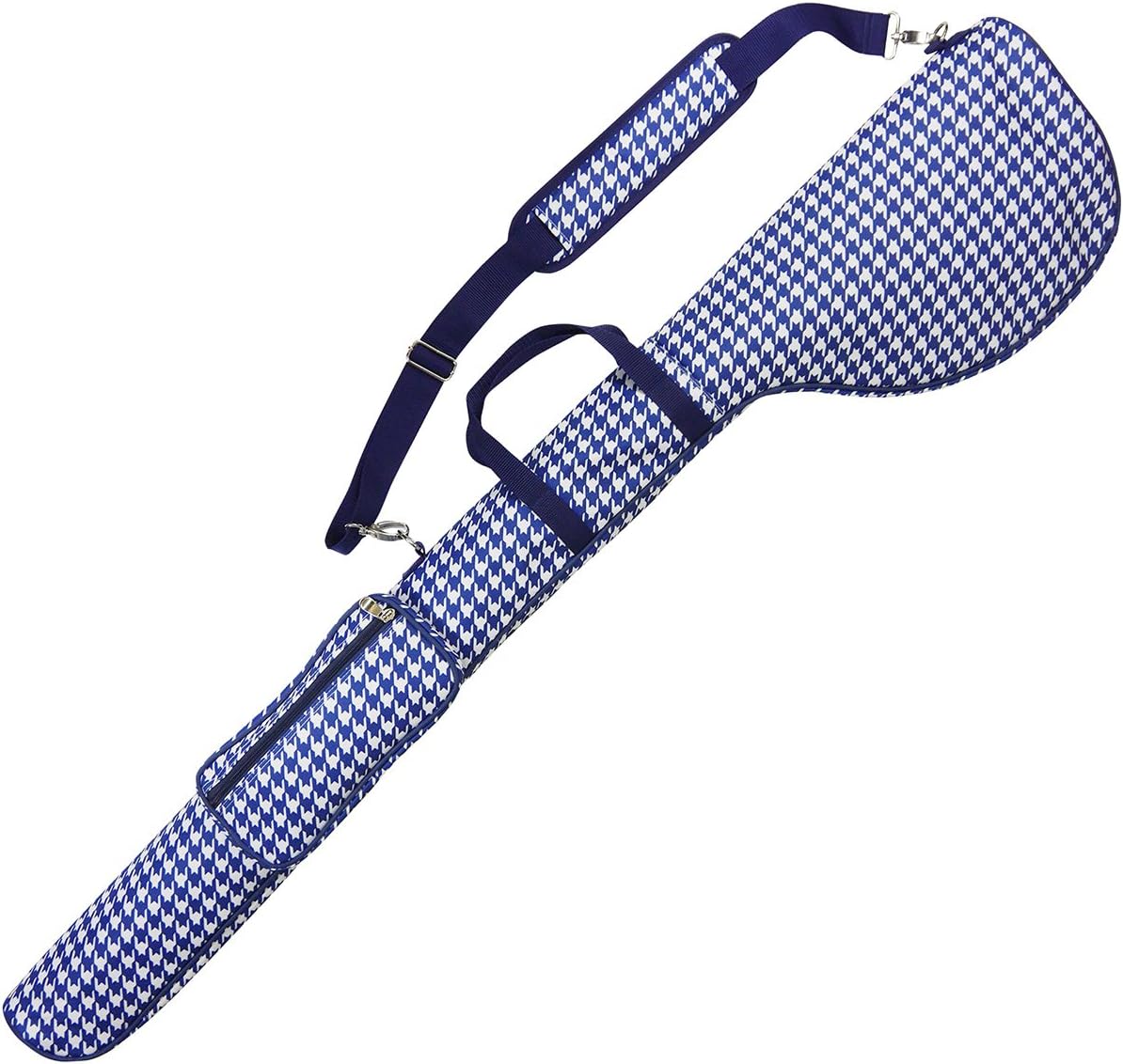 Collapsible Club Case Golf Range Bag, Blue Chidori