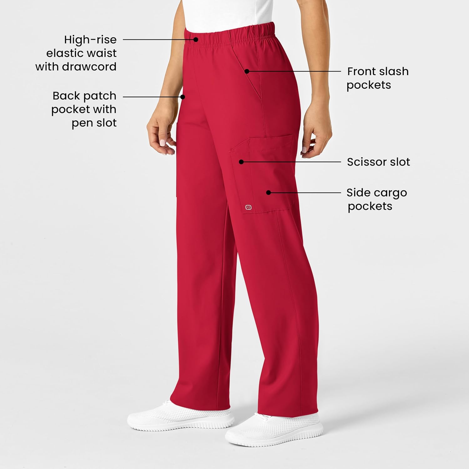 WonderWink Unisex-Adult Multi-Cargo Pant - Image 2