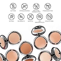 Vista 6 de Bellapierre Compact Mineral Foundation SPF 15 – Pressed Powder Foundation, Concealer, Finishing & Setting Powder, On-the-Go Compact, Lightweight