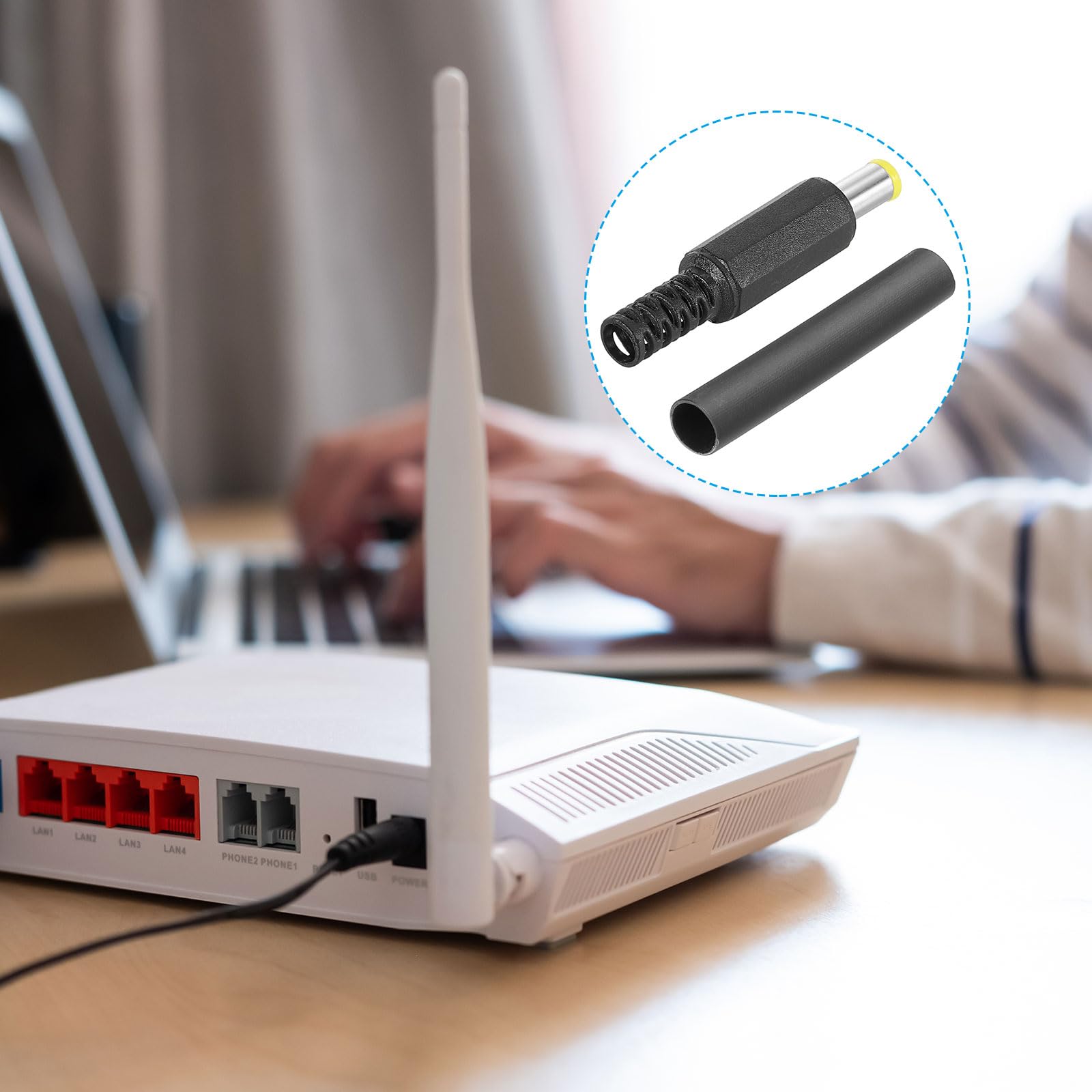 Amazon.co.jp: PATIKIL 5.0x3.0mm DCオスプラグ電源端子 直流プラグ