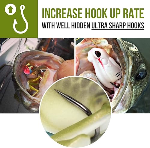 Miniatura 4 de Lunkerhunt Popping Frog - Señuelo de pesca