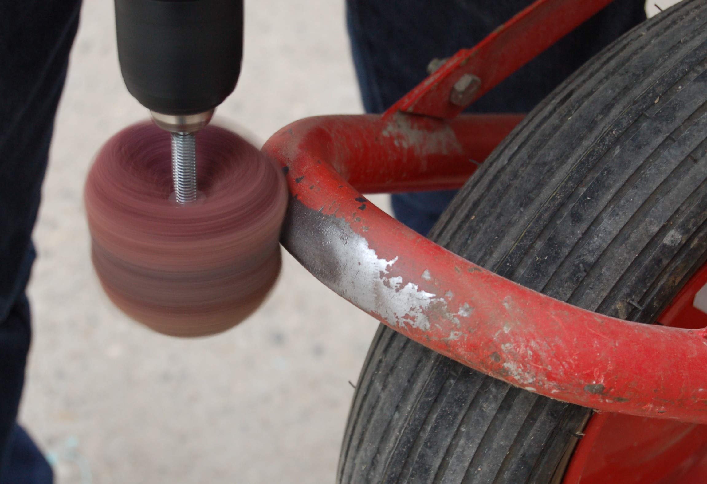 Set 3 Sfere Abrasive In Tessuto Non Tessuto | Diametro 75 Mm Per Levigatura Precisione - Foto 2