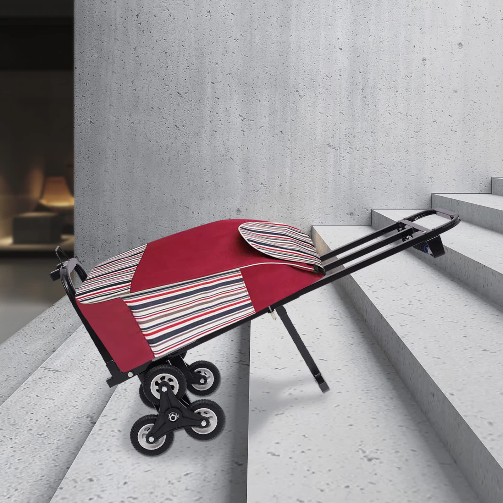 Wózek transportowy składany i udźwig do 210 kg – mini wózek transportowy na schody