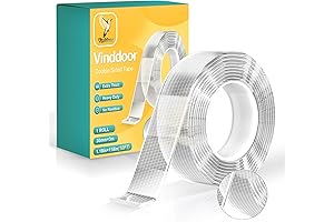 Vinndoor Measuring Tape for Hanging Pictures Nano Heavy Duty Double-Sided Removable Mounting...