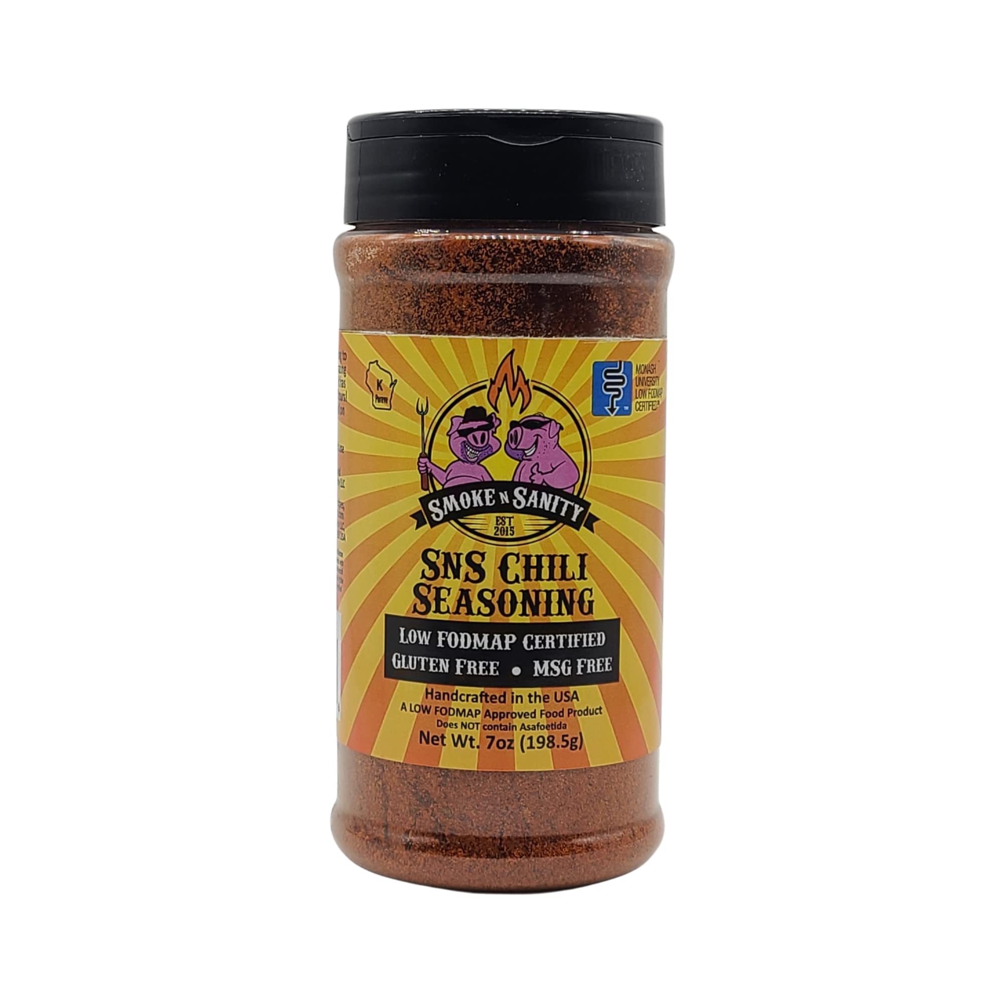 Buy Smoke n Sanity SnS Chili Seasoning Monash Certified Low FOD