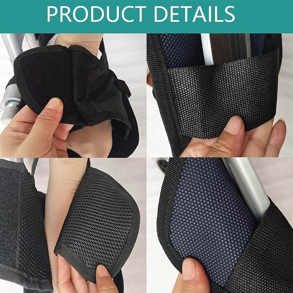 Zapatos de sujeción de seguridad for sillas de ruedas, antideslizantes, lavables, for silla de ruedas, con pedal de sujeción, cubierta for reposapiés for personas mayores discapacitadas, zapatos fijos
