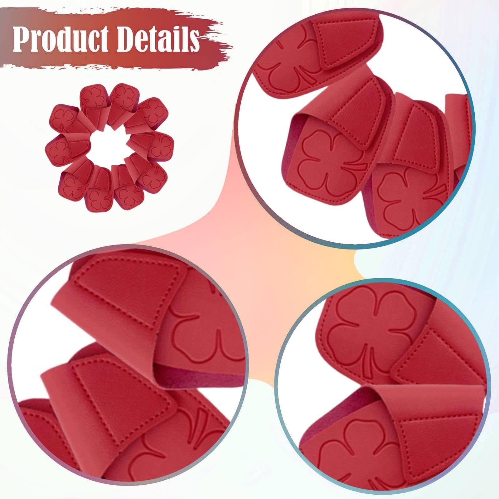 LOVIVER 10 Fundas Protectoras para Palos Golf, Cuero sintético PU, para práctica, Viajes y Juego.