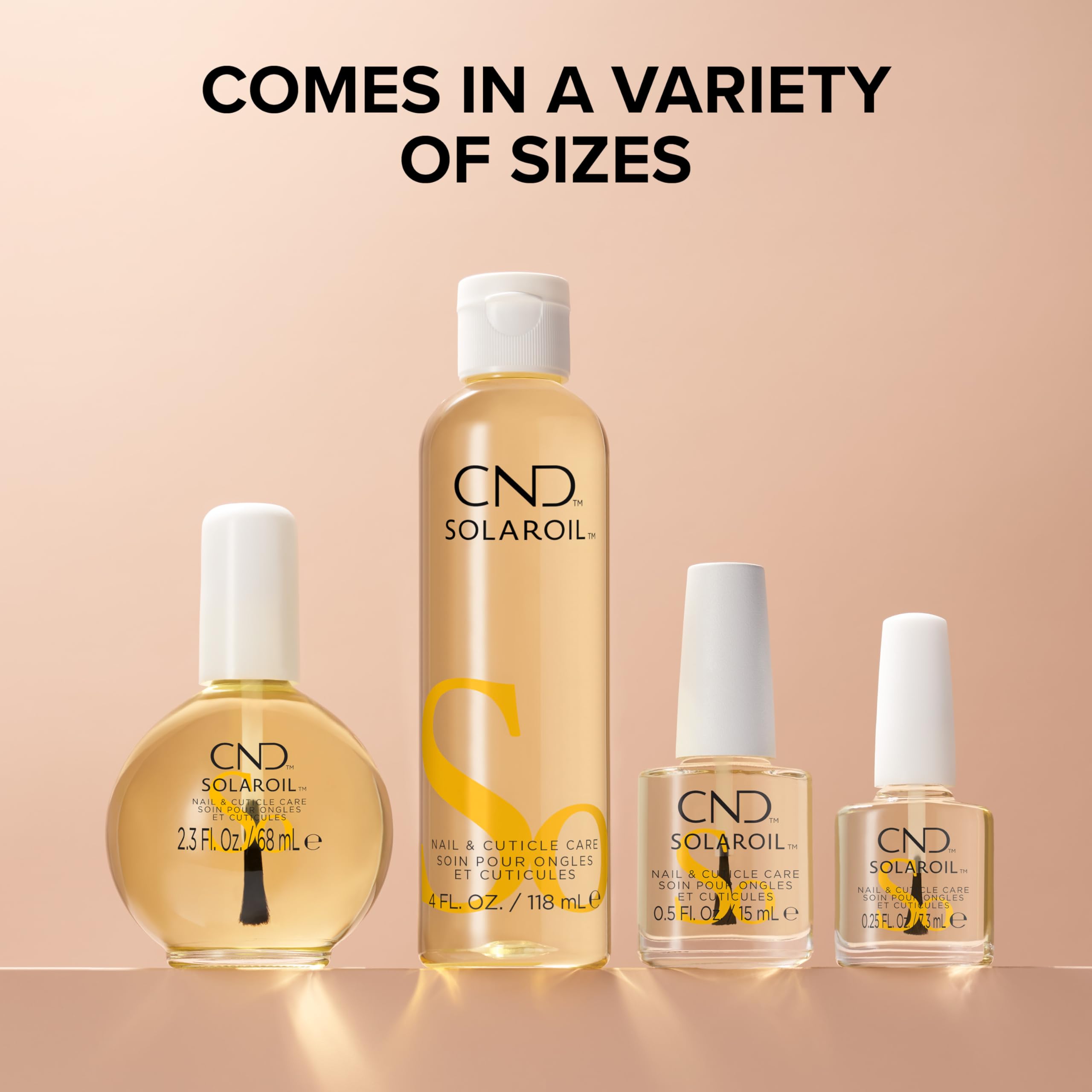 CND - SolarOil, Olio Nutriente per Unghie e Cuticole, Miscela Naturale di Oli di Jojoba, Vitamina E, Crusca di Riso e Mandorla Dolce, Idrata e Condiziona la Pelle