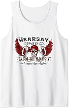 That's hearsay brewing Co. home of the mega pint happy hour Tank Top