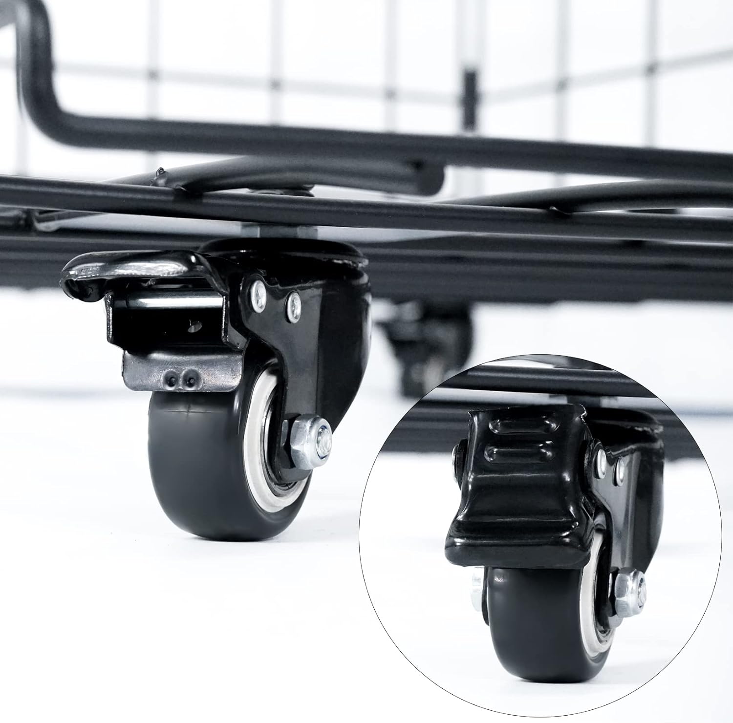 Aoneky Ball Storage Cart with 5 Size 4 Soccer Ball