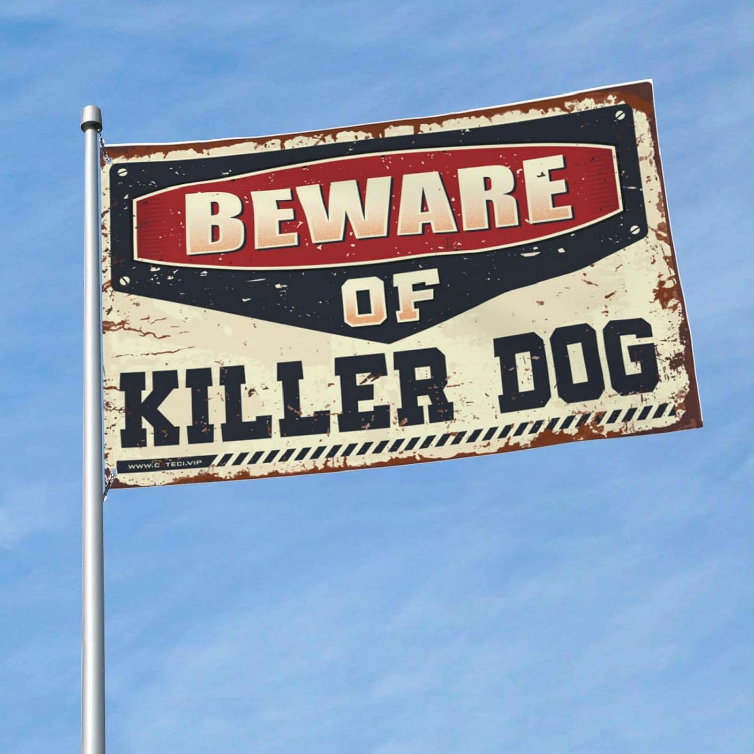 Student Athlete Flag Beware Of Killer Dog Flag Stuff For