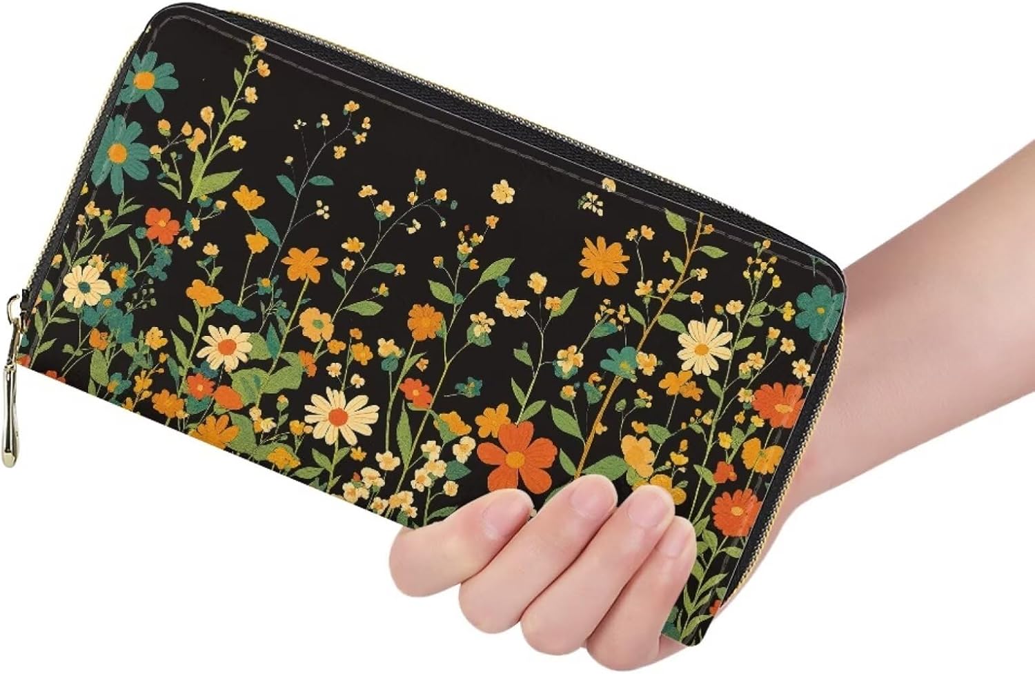 Mumeson Boho Style Women Travel Wallet Long Coin Purse Clutch Cell Phone Case image 3