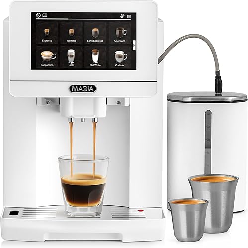 Miniatura 11 de Zulay Kitchen Magia Clasica - Máquina de café espresso totalmente automática con molinillo - Cafetera con pantalla táctil con operación de un solo