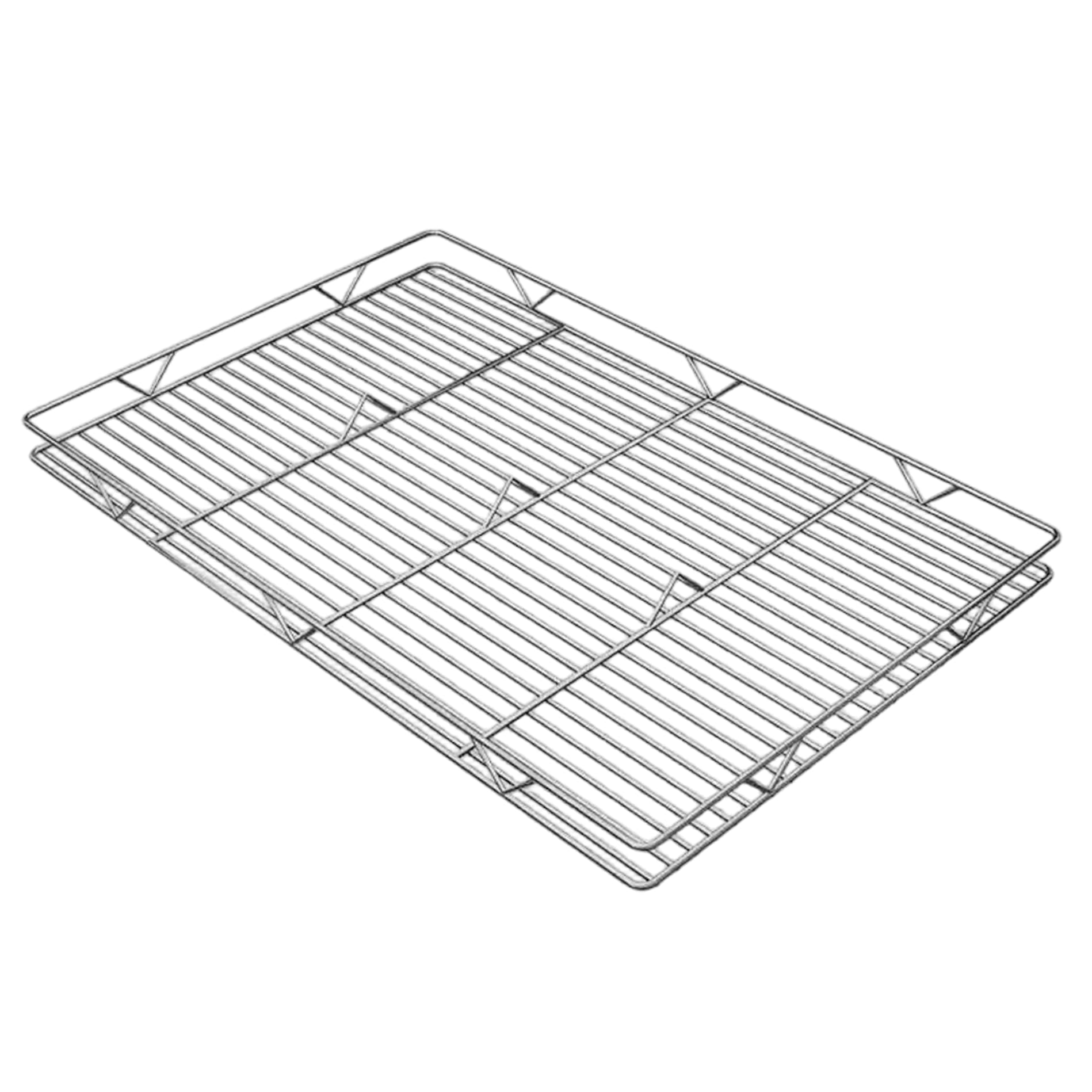 Vervevum Grill Grate, 20x16x1.6in Stainless Steel Grill Rack Rectangular Cooling Rack for Baking/Cooling/Roasting/Grilling, Dishwasher Safe